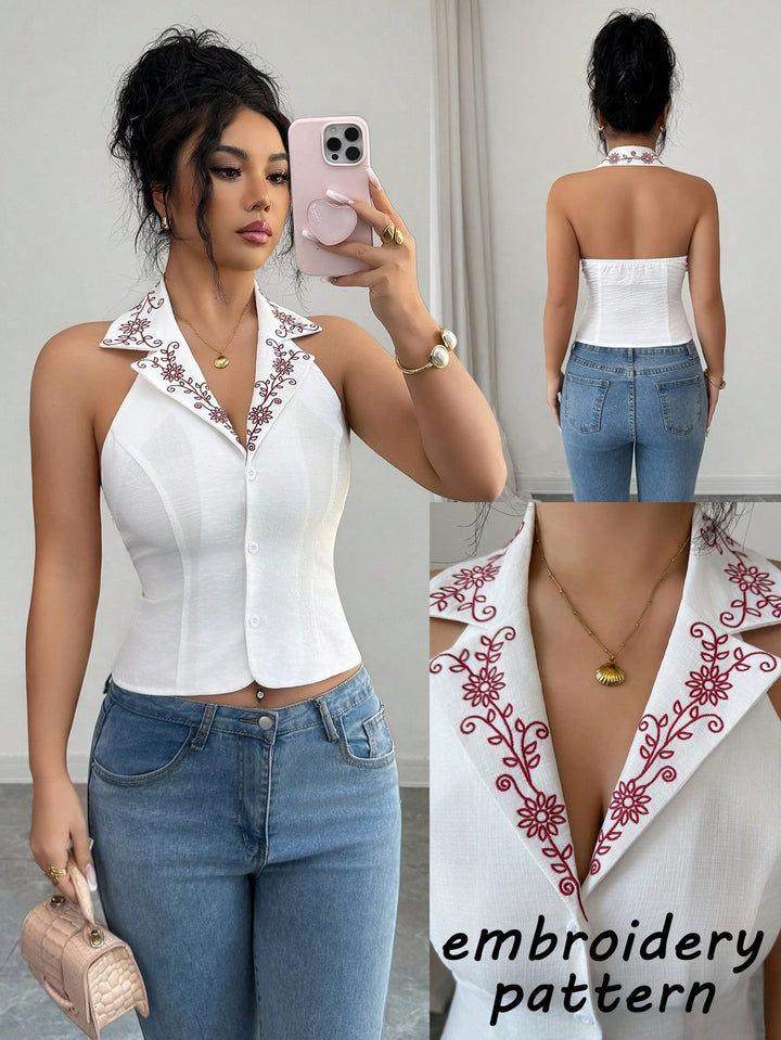 SHEIN blúz, kék