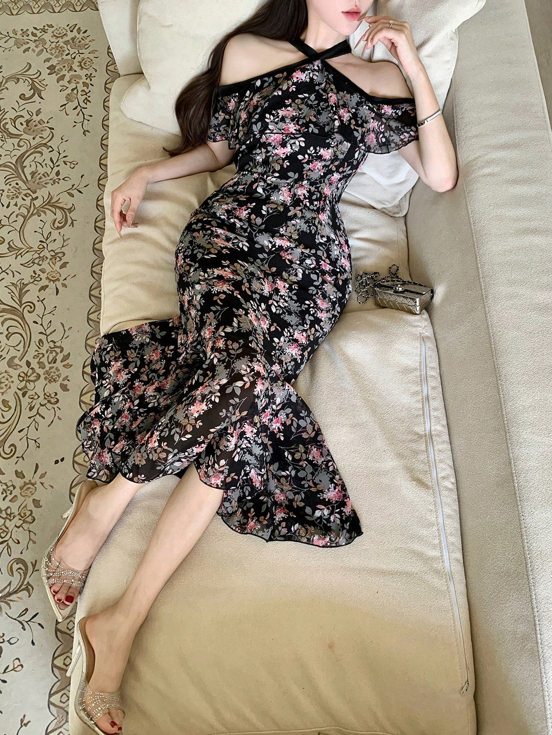 Rochie scurtă SHEIN, negru