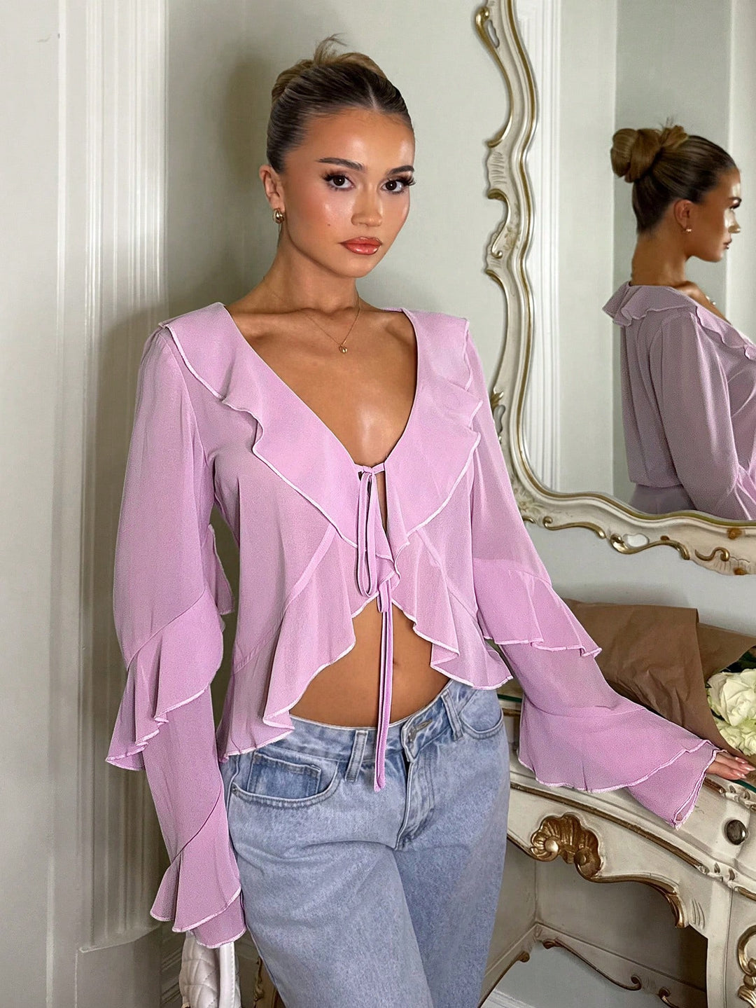 Bluza SHEIN, lila