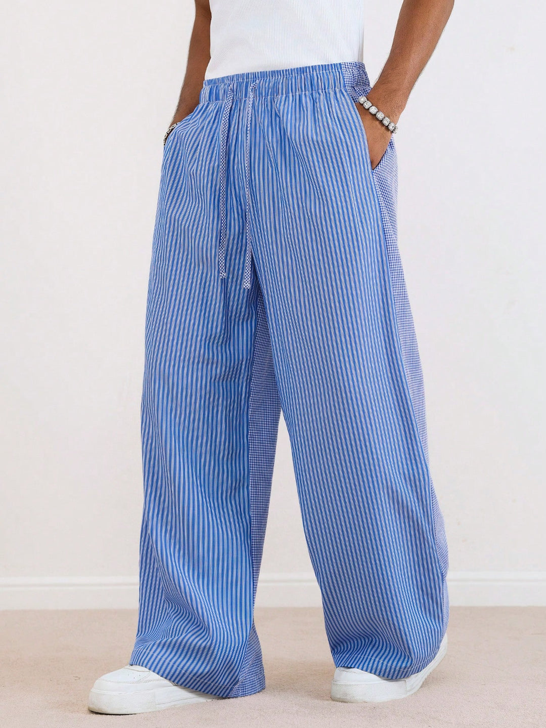 Pantalon SHEIN, albastru