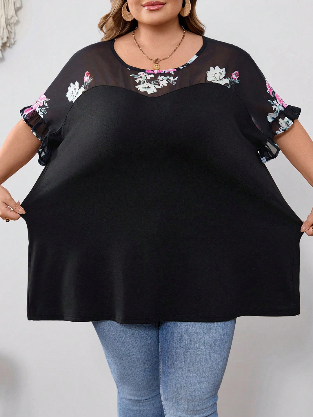 Tricou SHEIN, bej