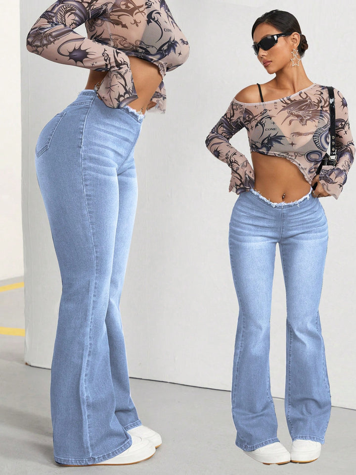 Jeans SHEIN, albastru