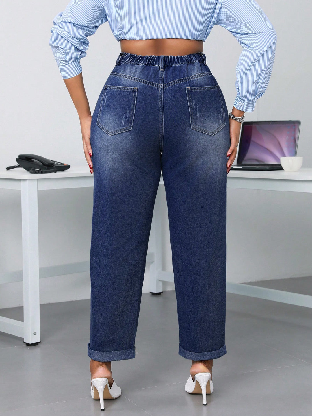 Jeans SHEIN, albastru