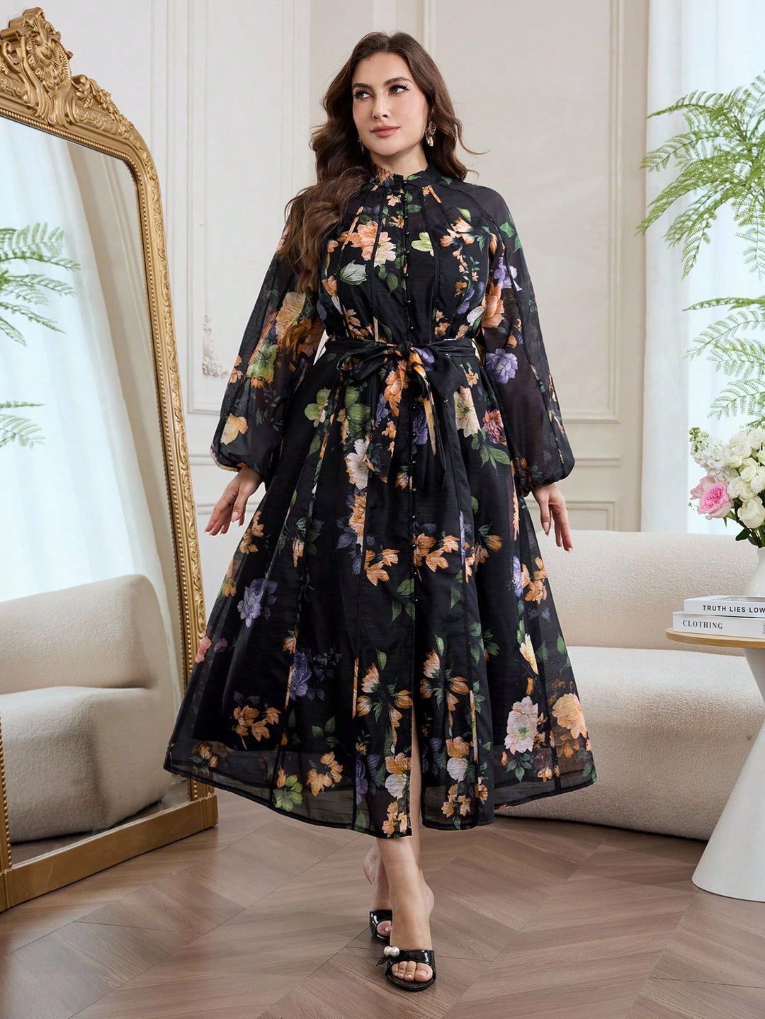 Rochie SHEIN, mix culori