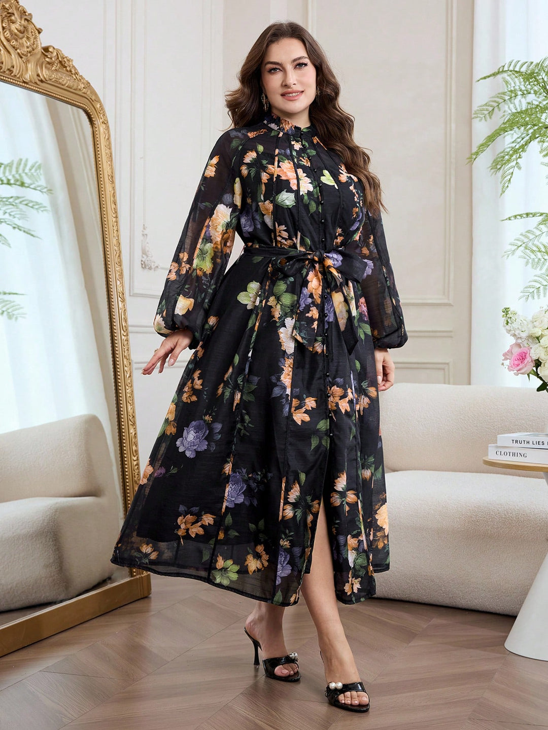 Rochie SHEIN, mix culori