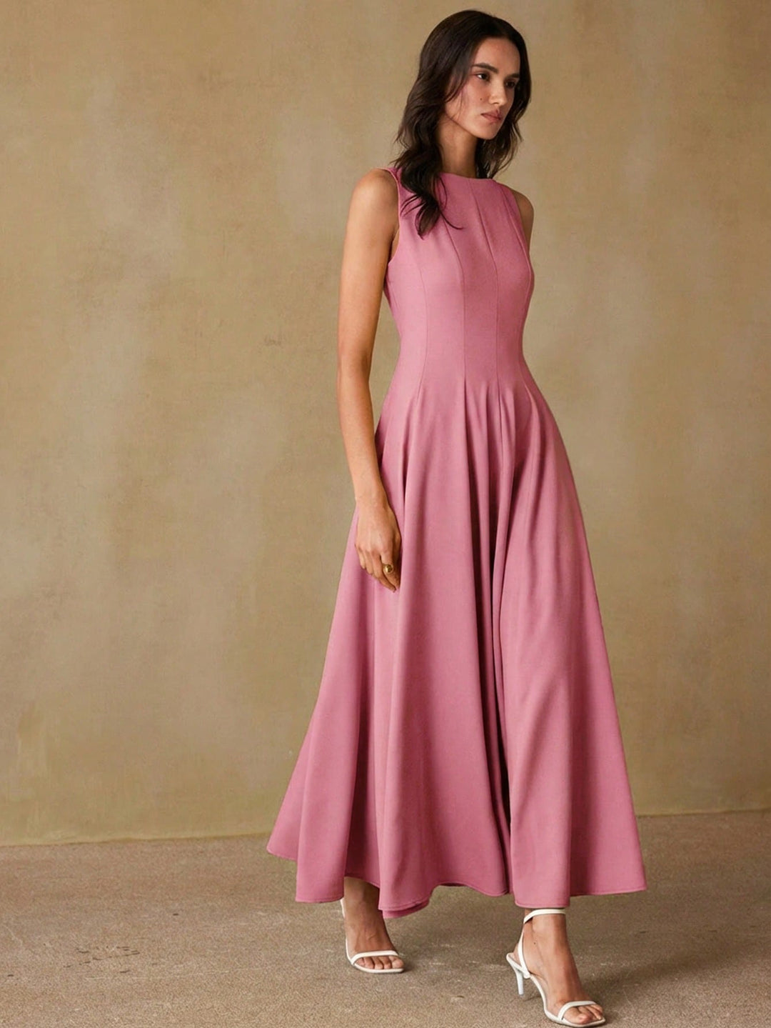 Rochie maxi SHEIN, roz