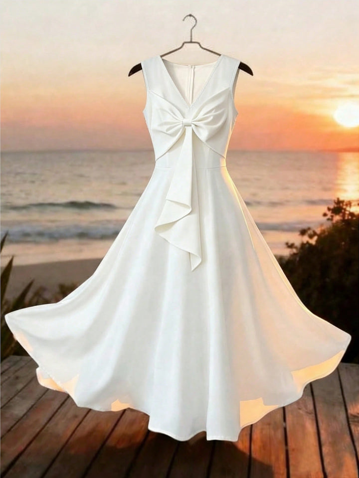 Rochie midi SHEIN, alb