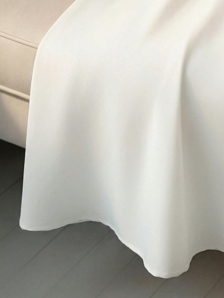 Rochie midi SHEIN, alb