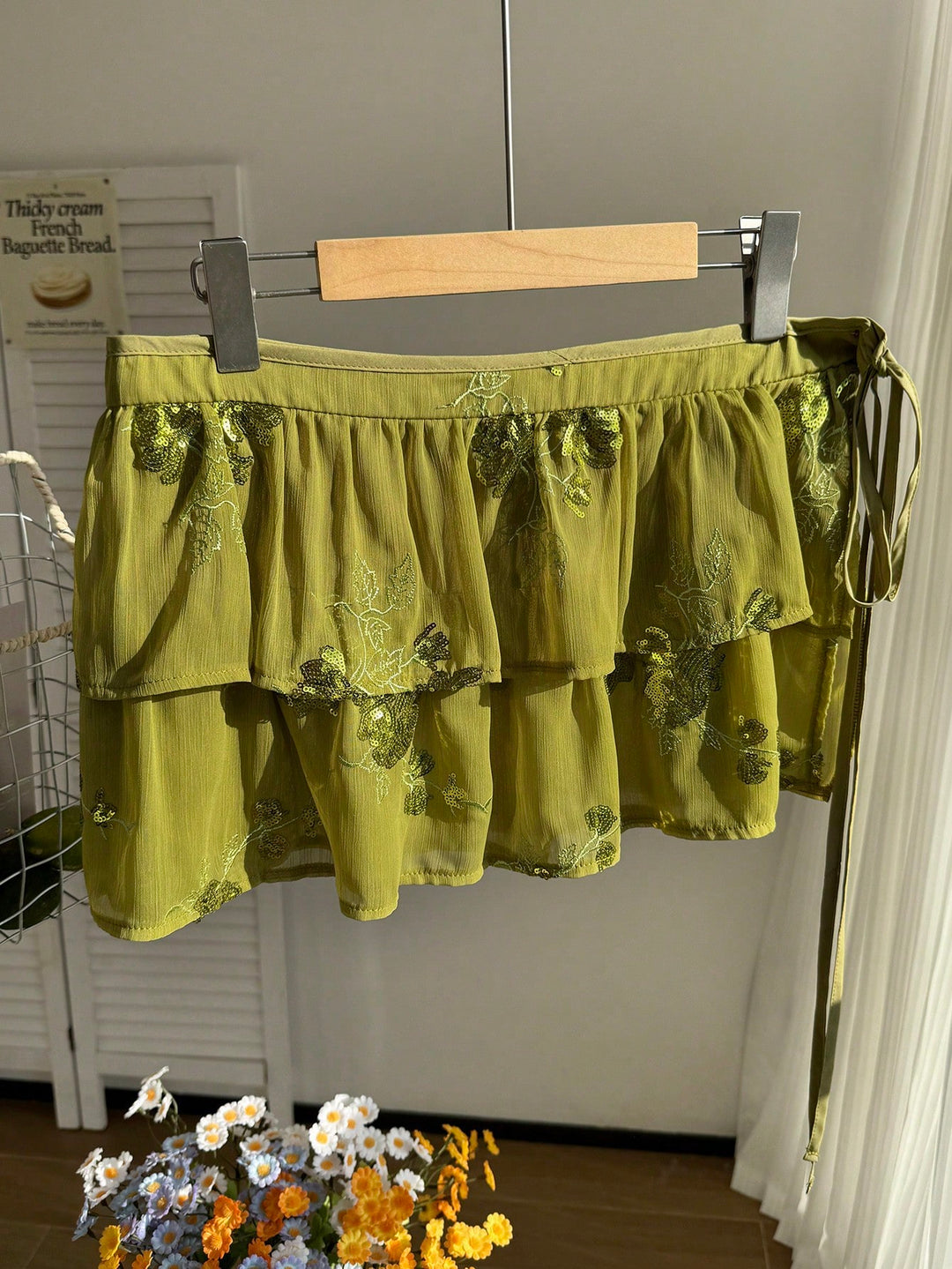 Fustă maxi SHEIN, verde