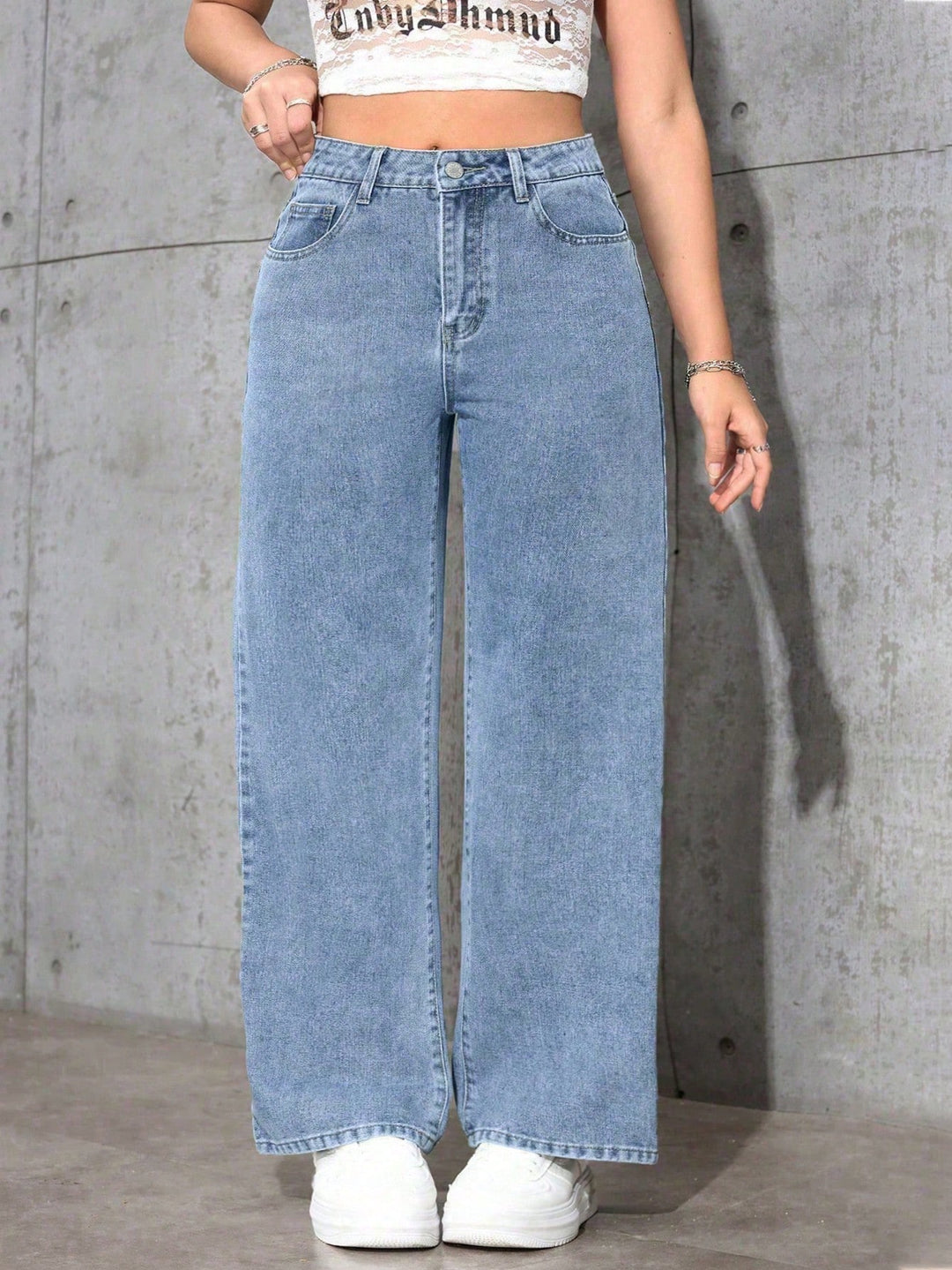 Jeans SHEIN, albastru