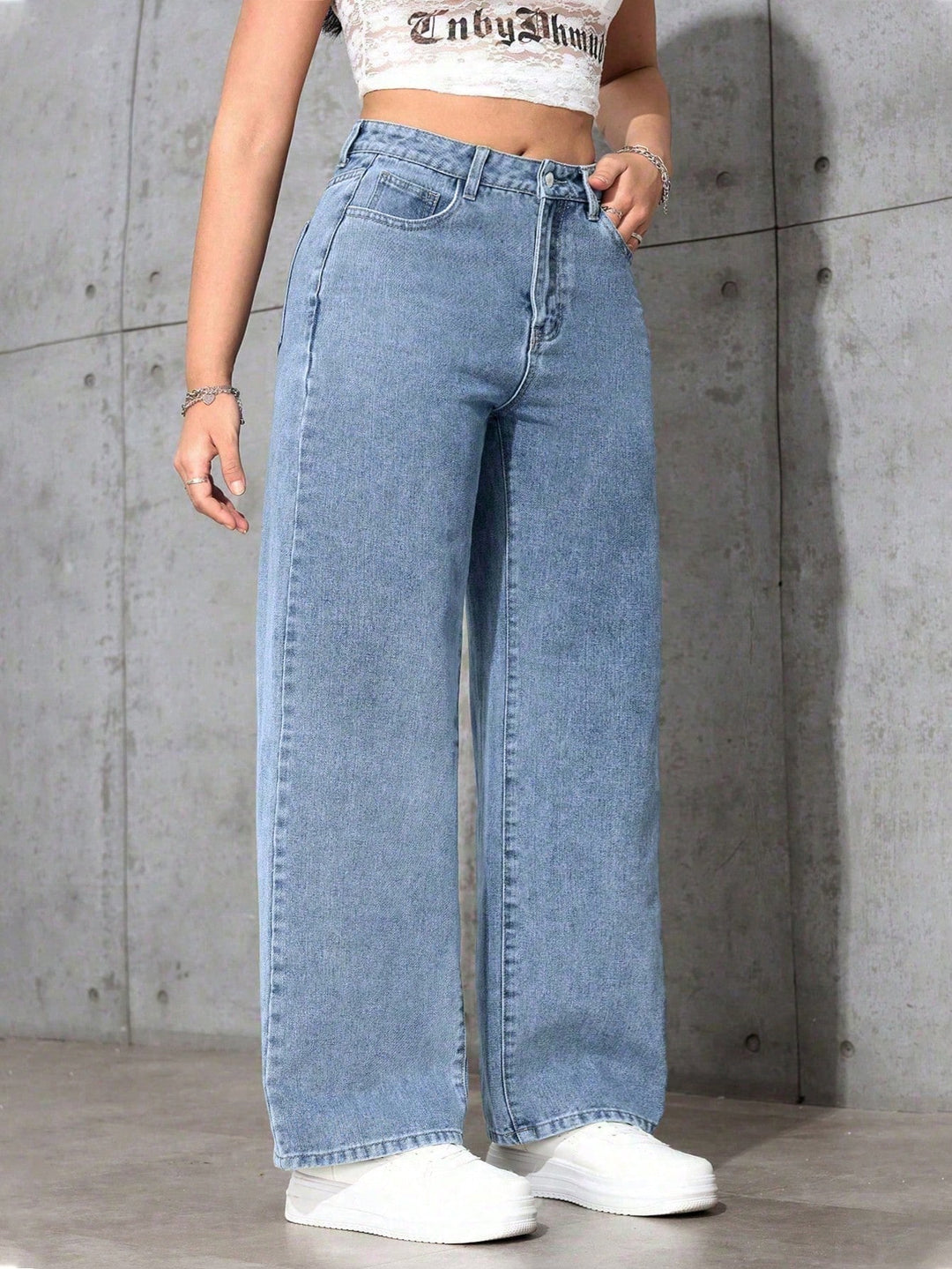 Jeans SHEIN, albastru