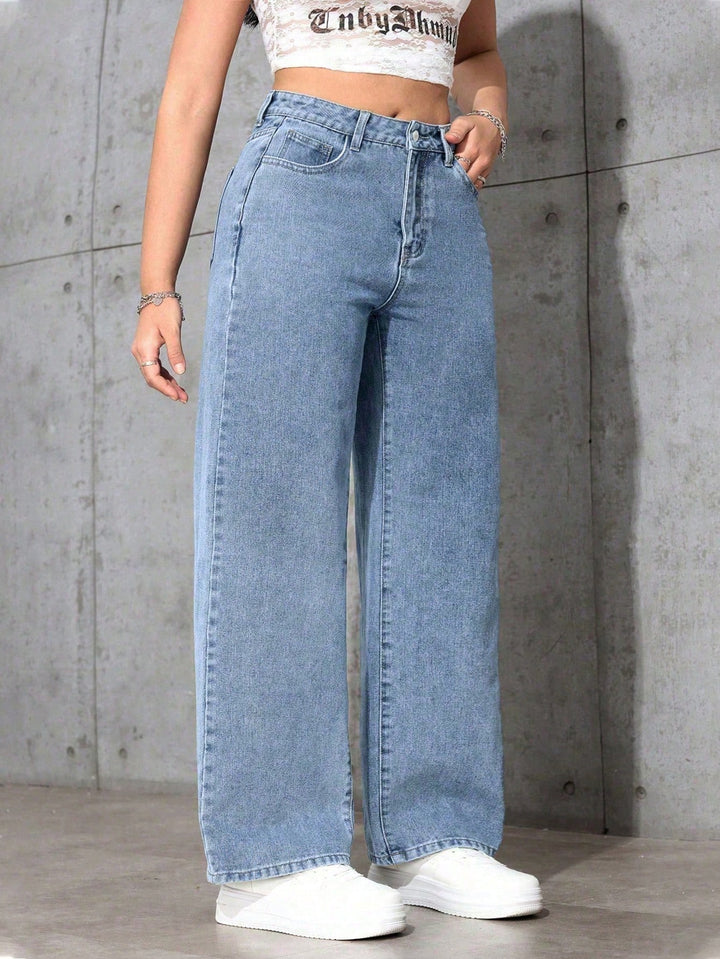 Jeans SHEIN, albastru