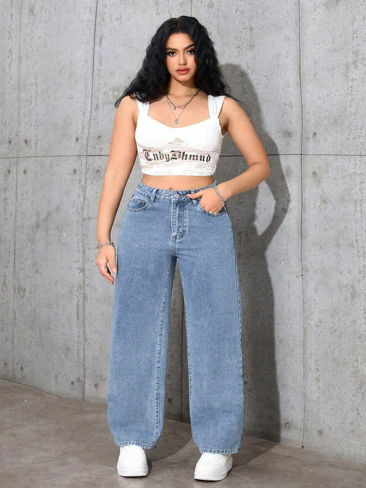 Jeans SHEIN, albastru