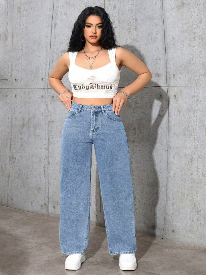 Jeans SHEIN, albastru