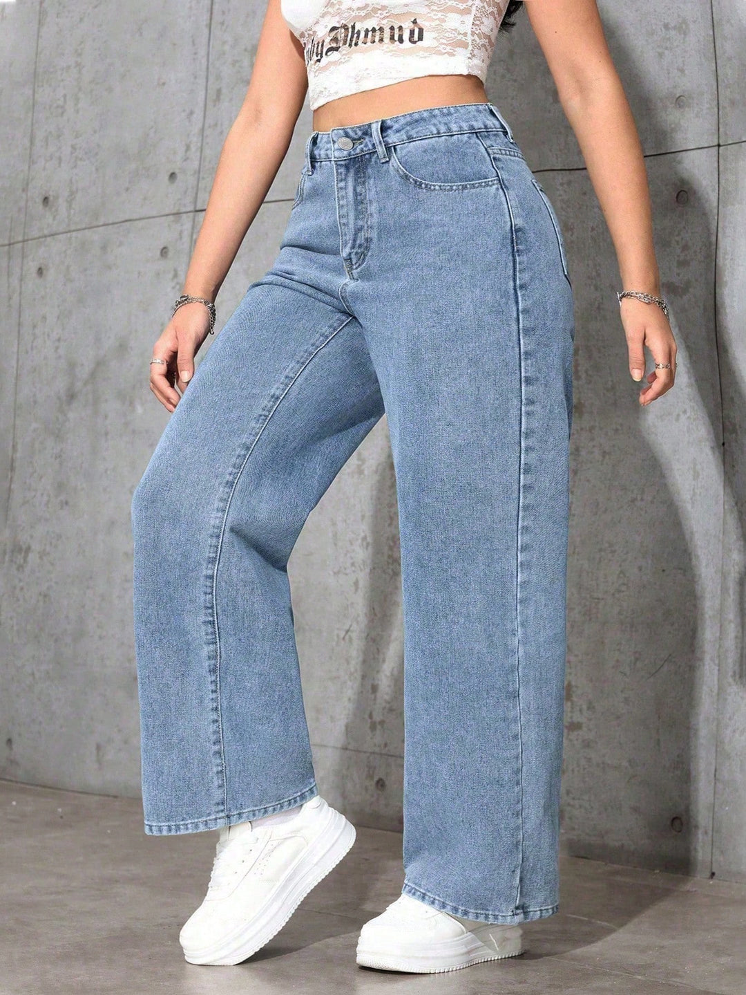 Jeans SHEIN, albastru