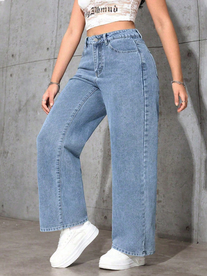 Jeans SHEIN, albastru