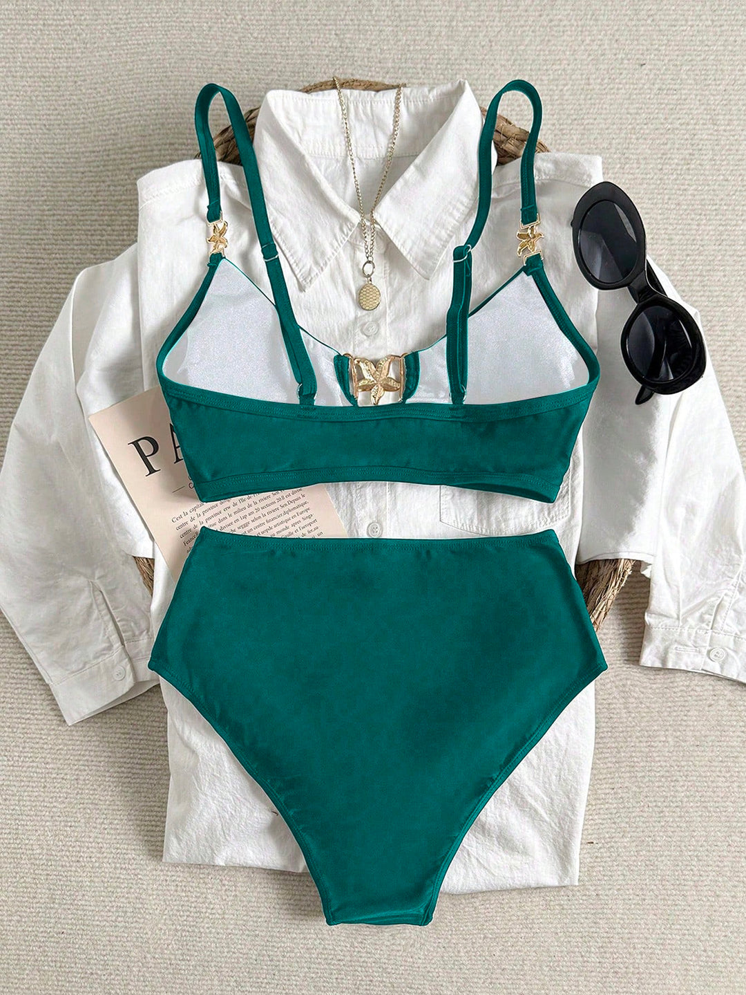 Set bikini SHEIN, verde