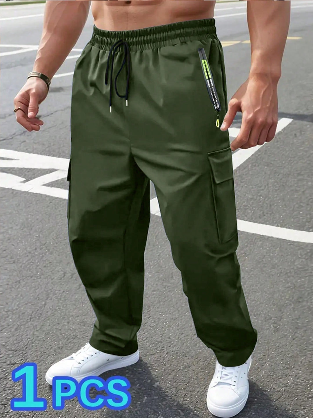 Pantaloni SHEIN, kaki
