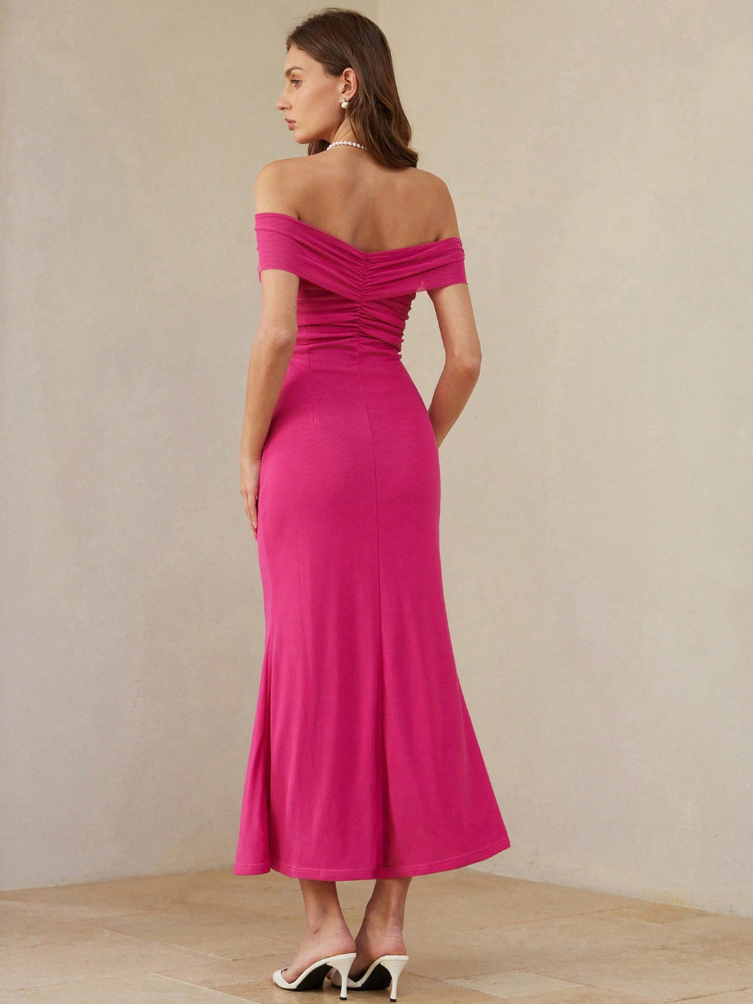Rochie maxi SHEIN, roz