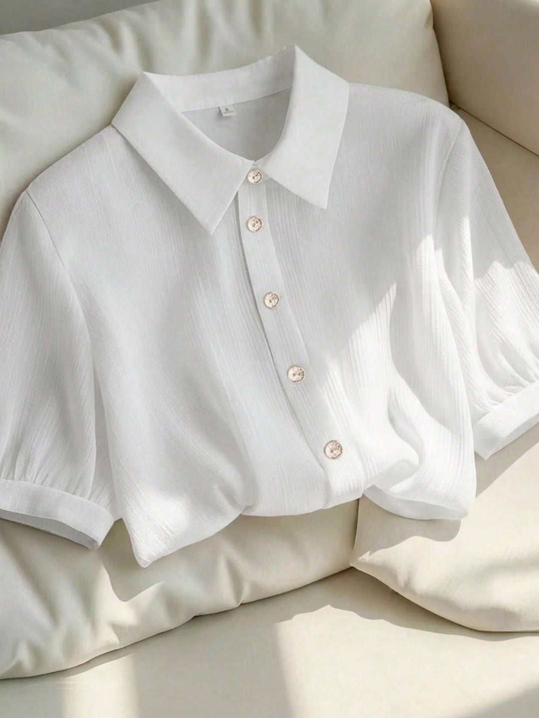 Camasa polo SHEIN, alb