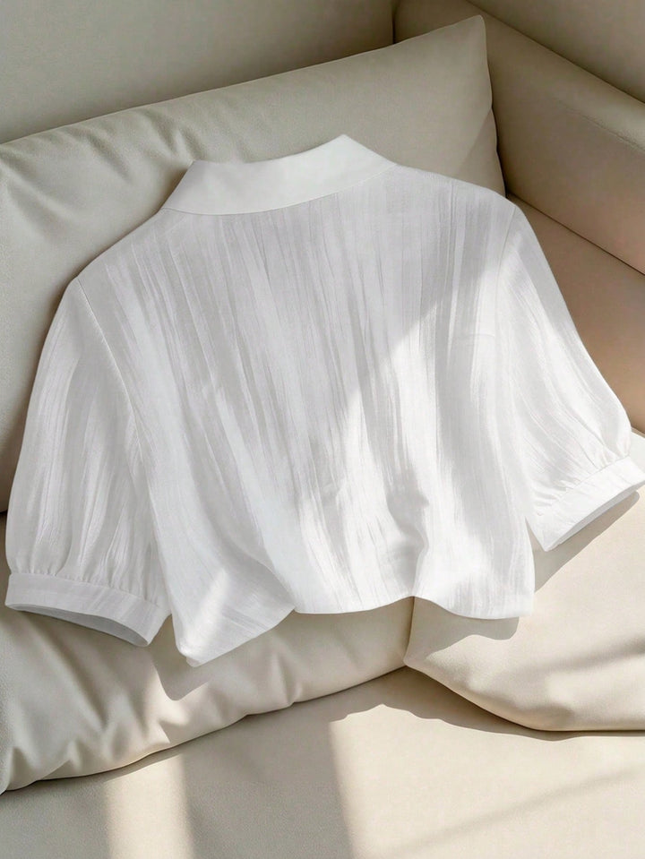 Camasa polo SHEIN, alb