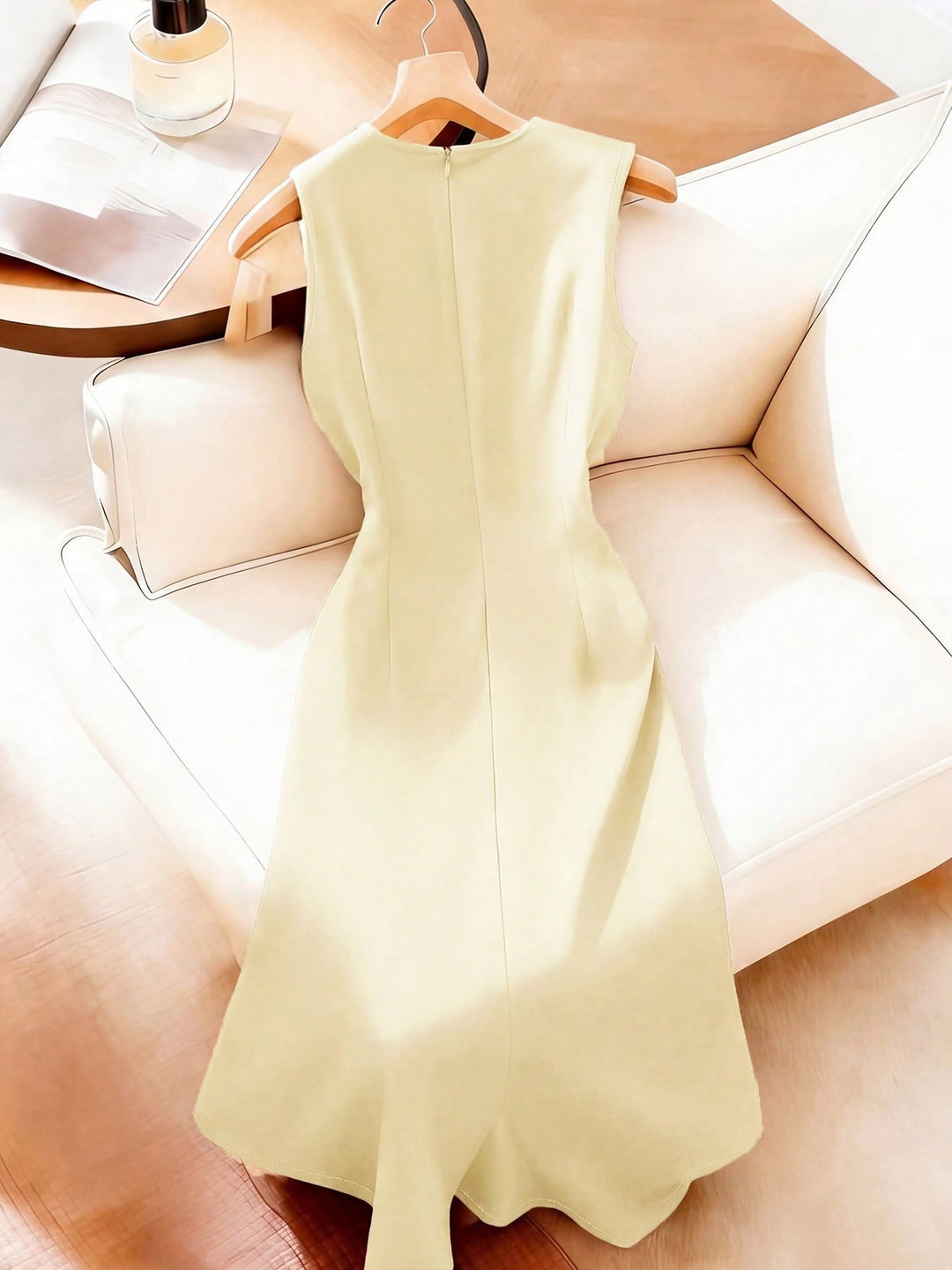 Rochie midi SHEIN, galben