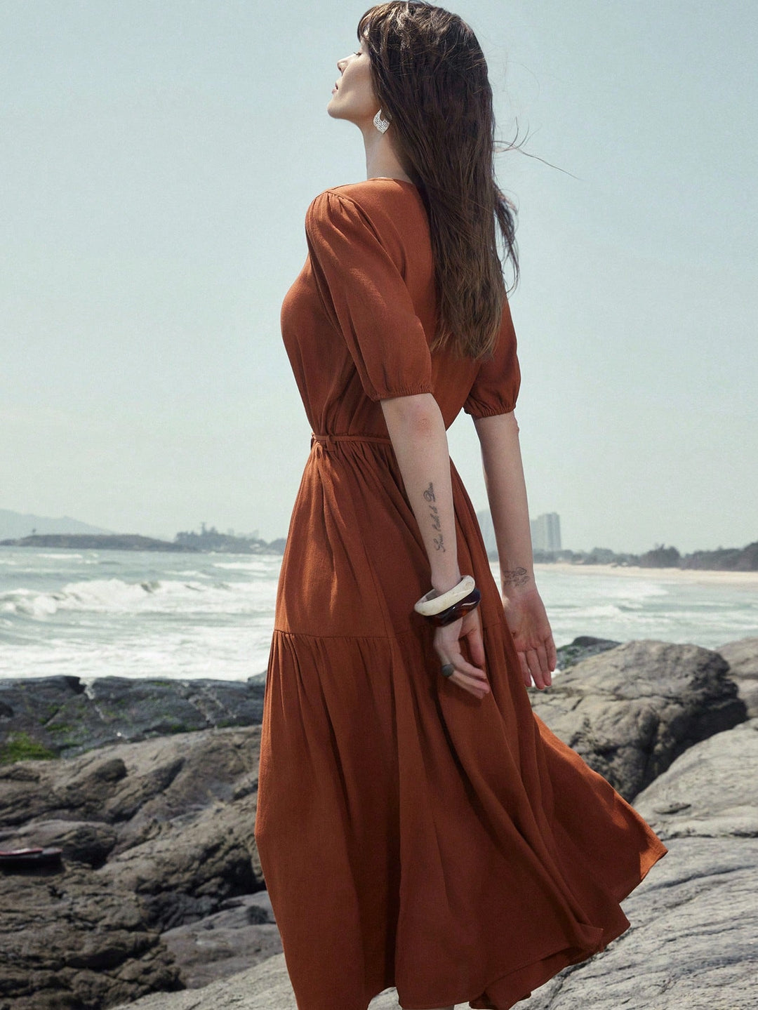 Rochie maxi SHEIN, mix culori