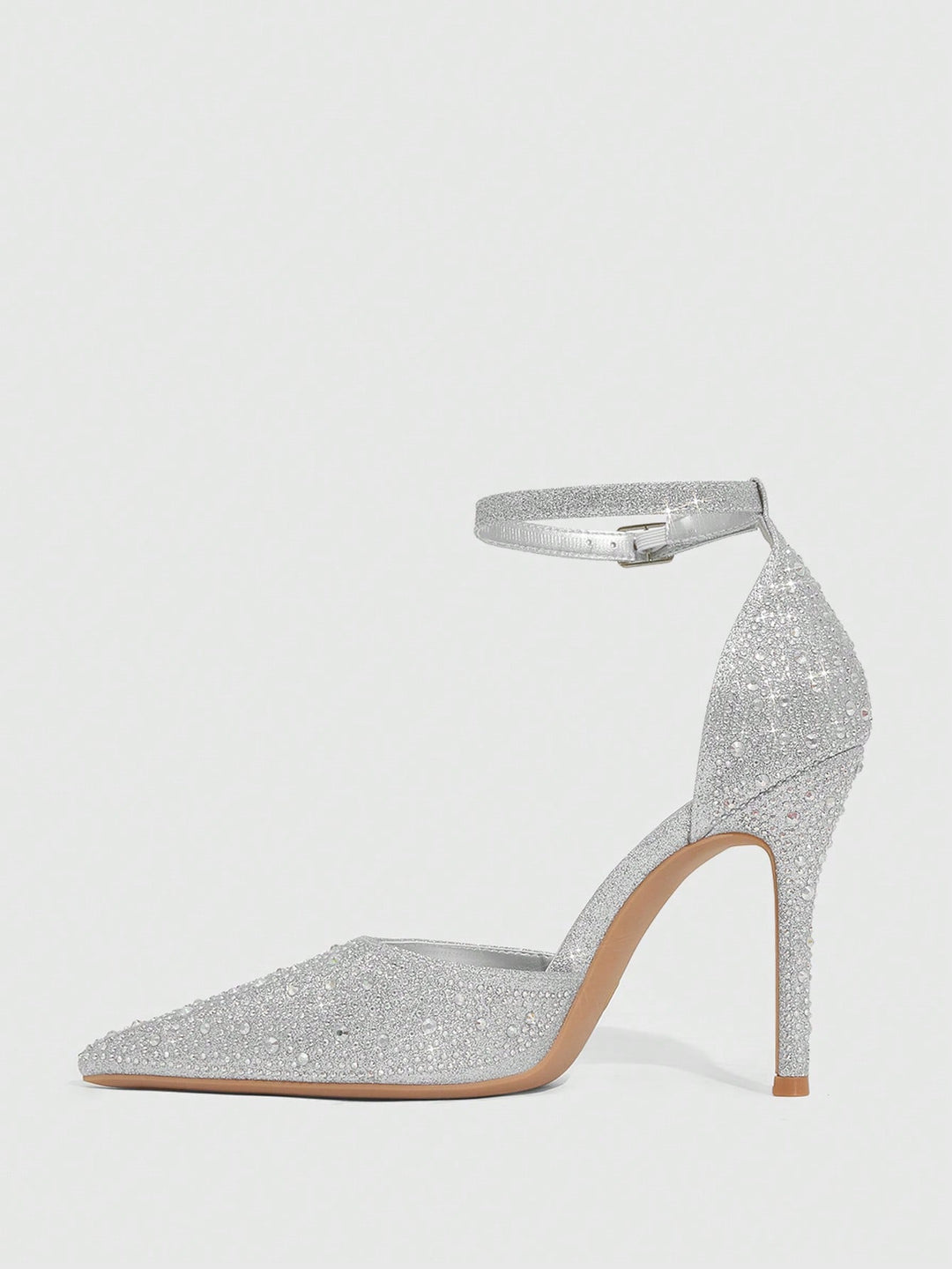 Pantofi cu toc SHEIN, alb