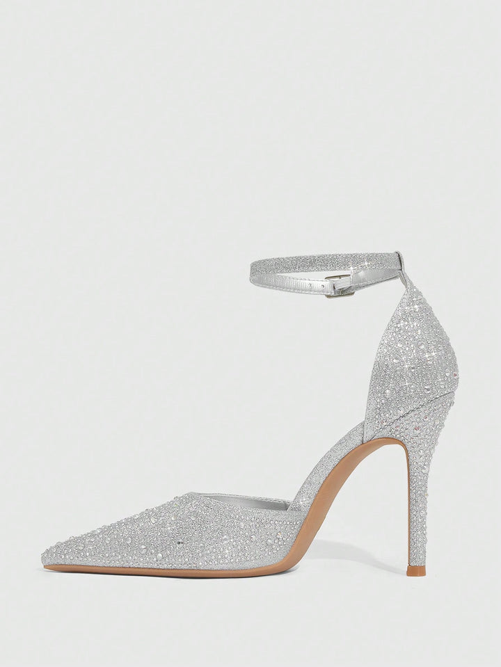 Pantofi cu toc SHEIN, alb