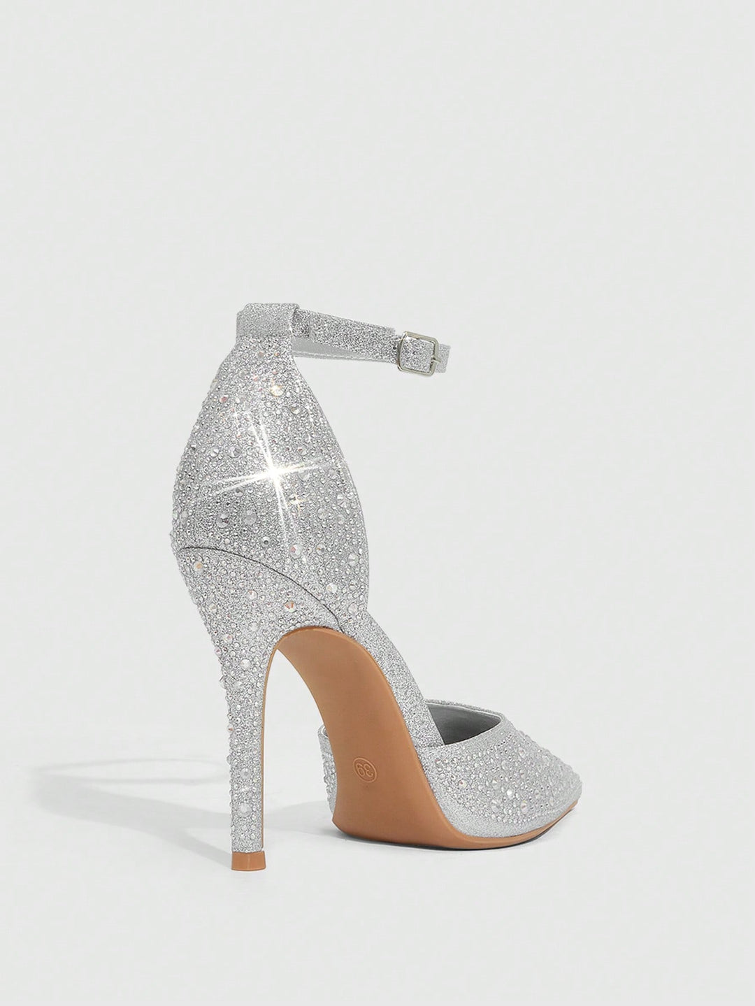Pantofi cu toc SHEIN, alb