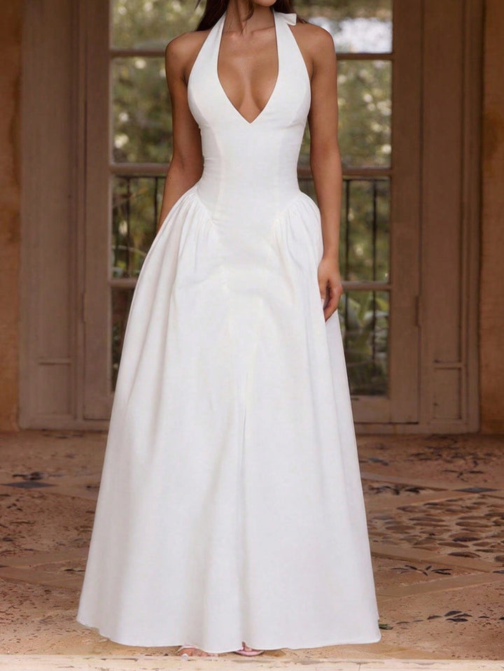 Rochie midi SHEIN, alb