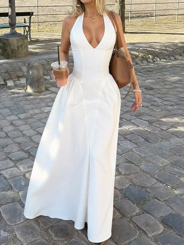 Rochie midi SHEIN, alb