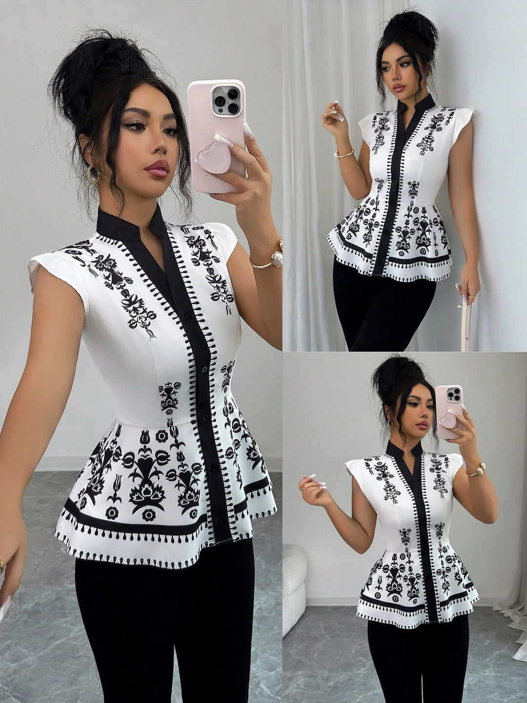 Bluza SHEIN, negru