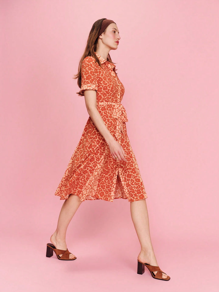 Rochie maxi SHEIN, portocaliu