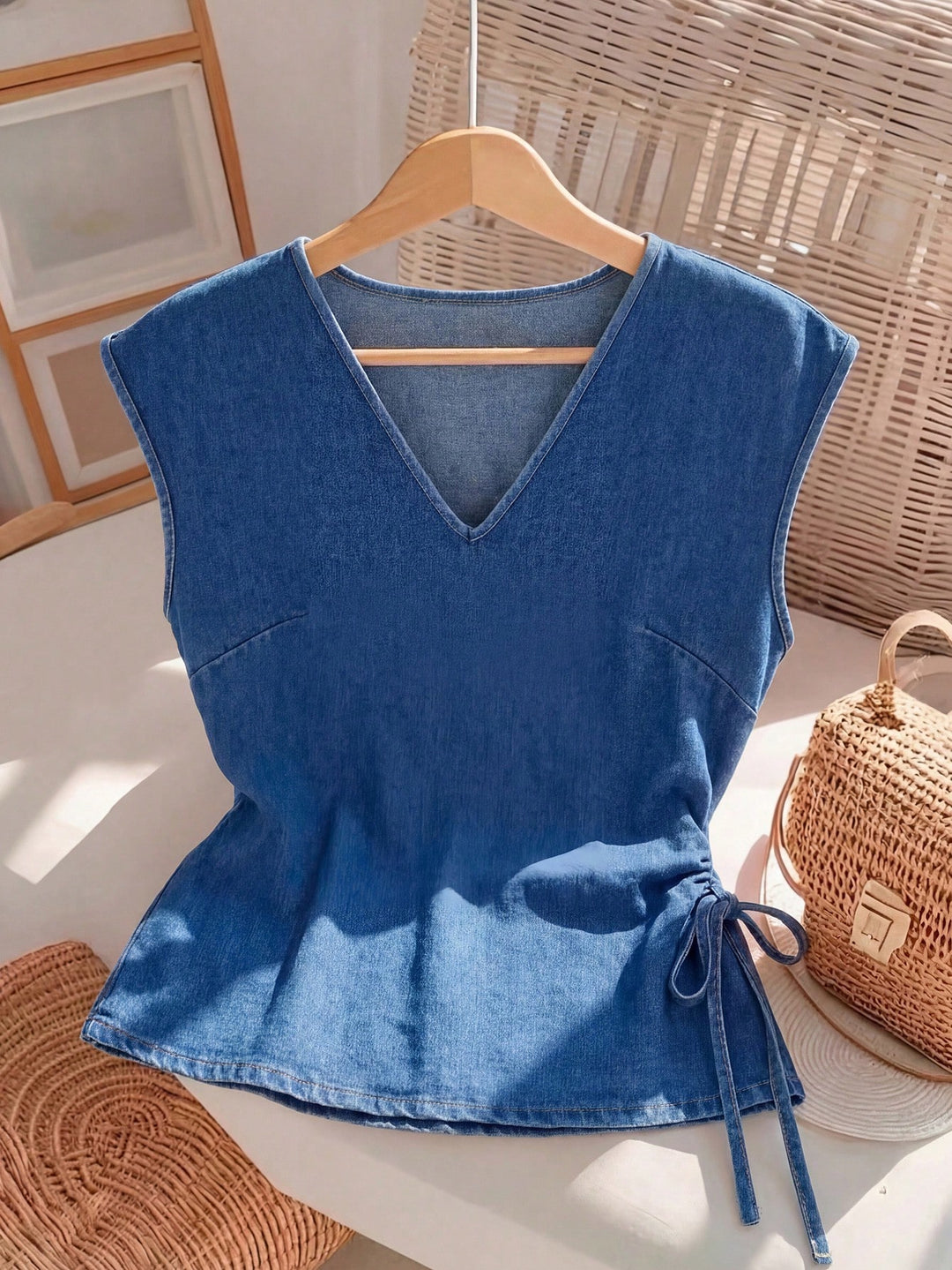 Top SHEIN, albastru