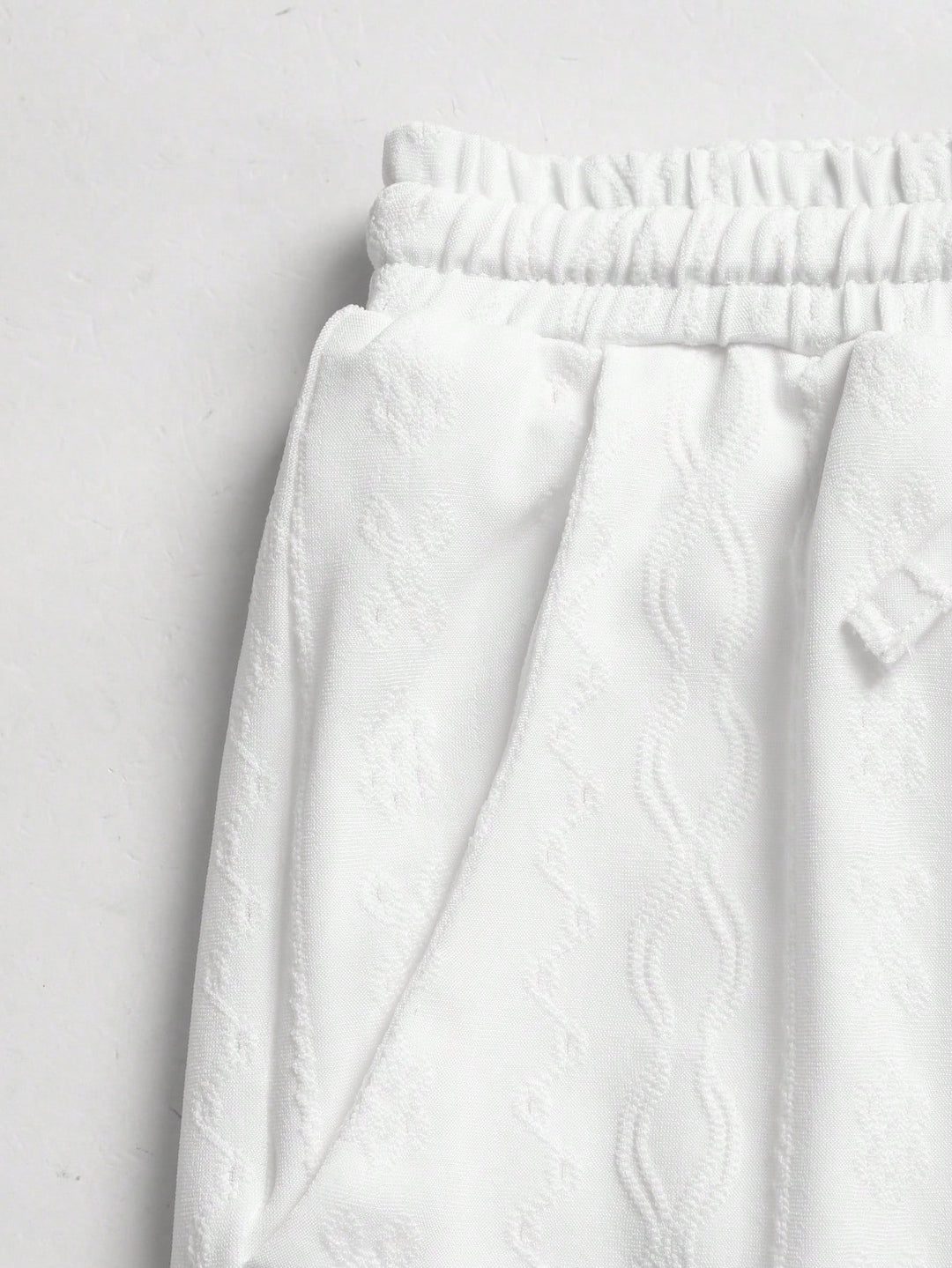 Pantaloni SHEIN, alb