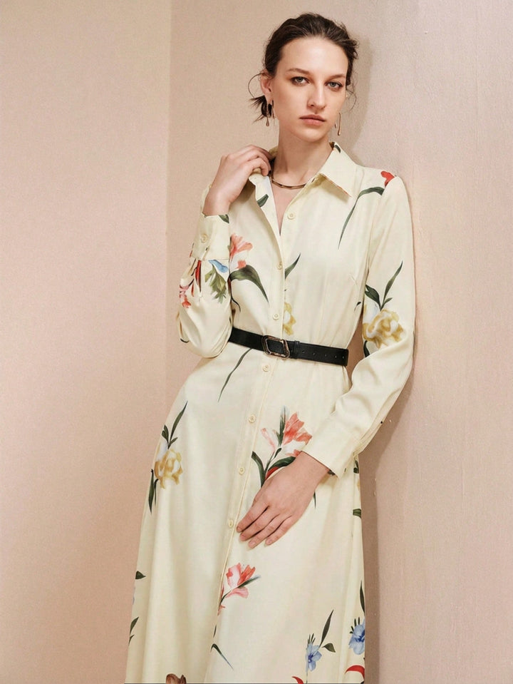 Rochie maxi SHEIN, bej
