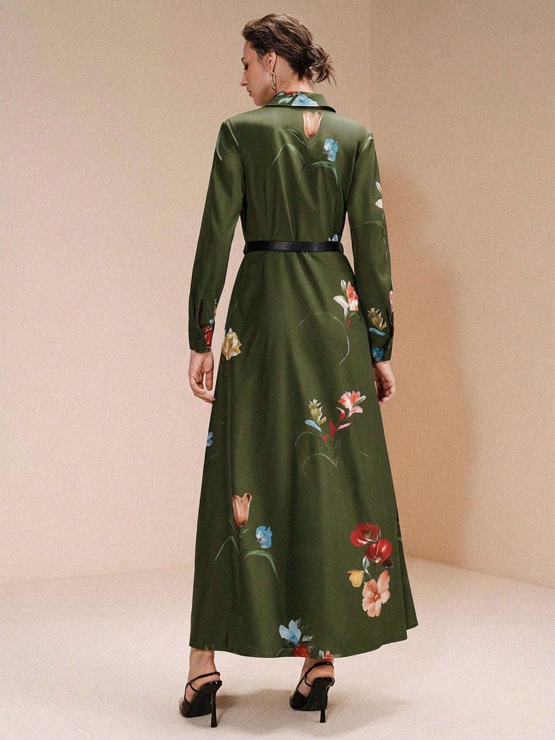 Rochie maxi SHEIN, verde