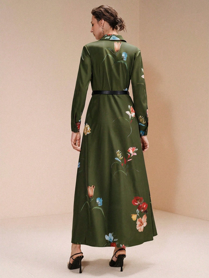 Rochie maxi SHEIN, verde