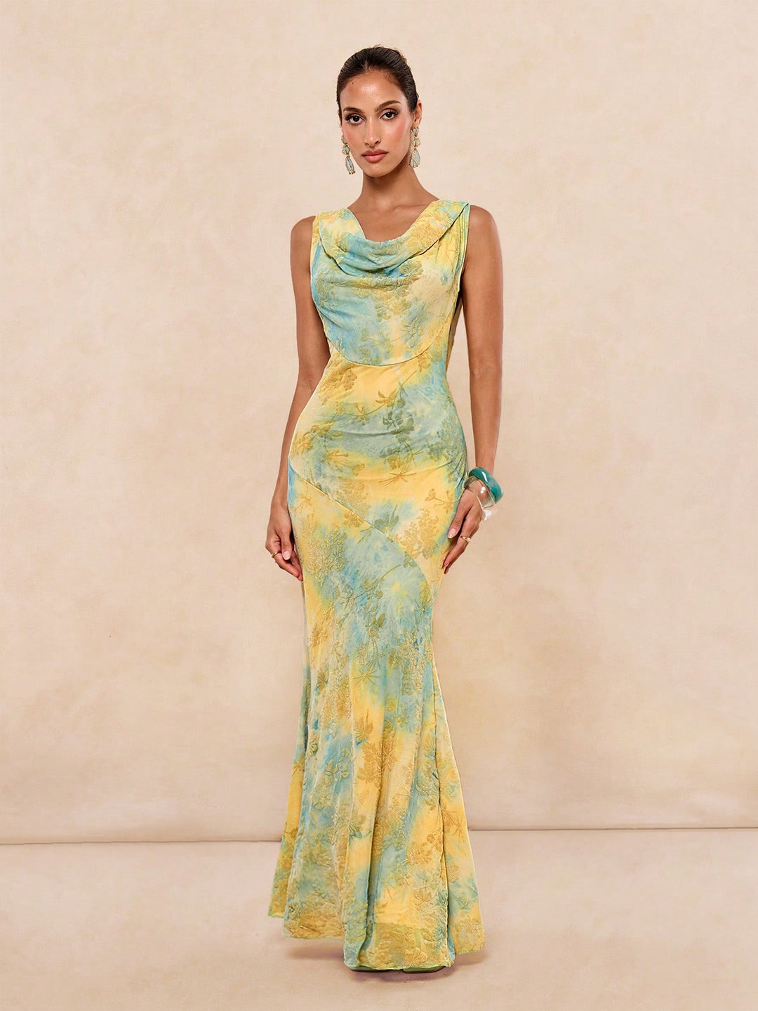 Rochie maxi SHEIN, mix culori