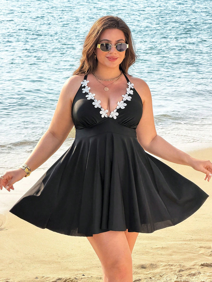 Costum de baie SHEIN, negru