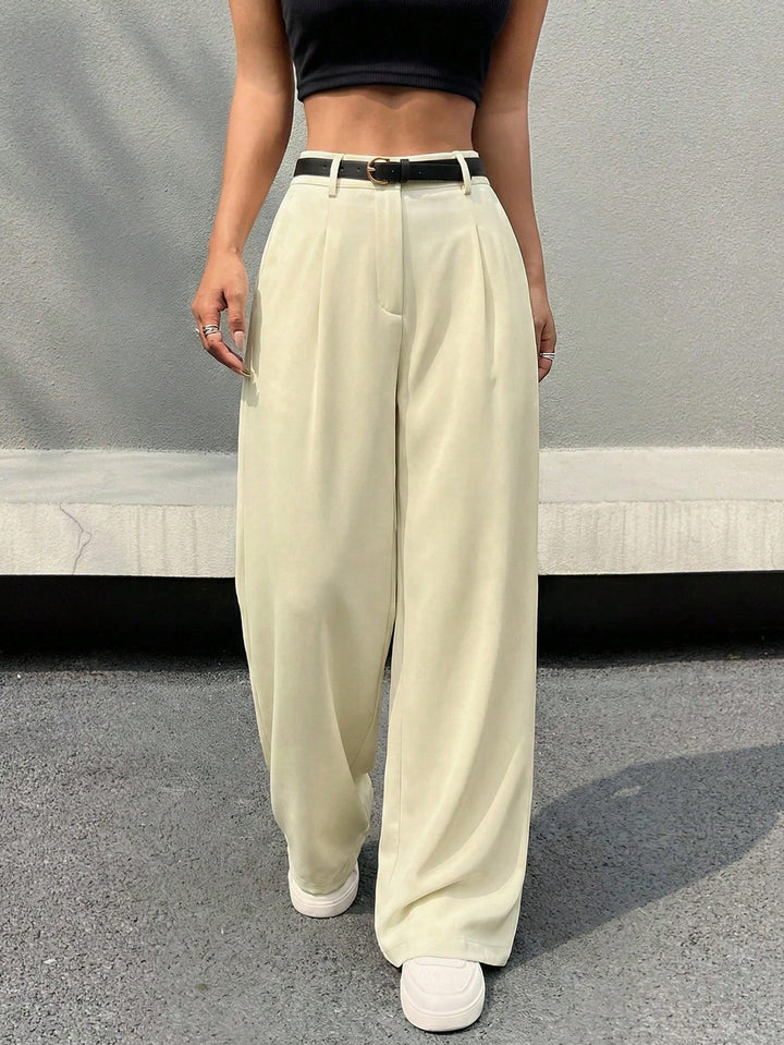 Pantaloni SHEIN, galben