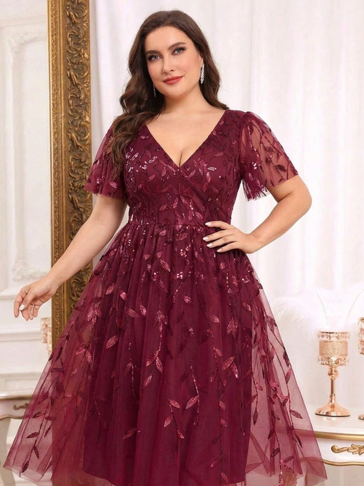 Rochie SHEIN, vișiniu