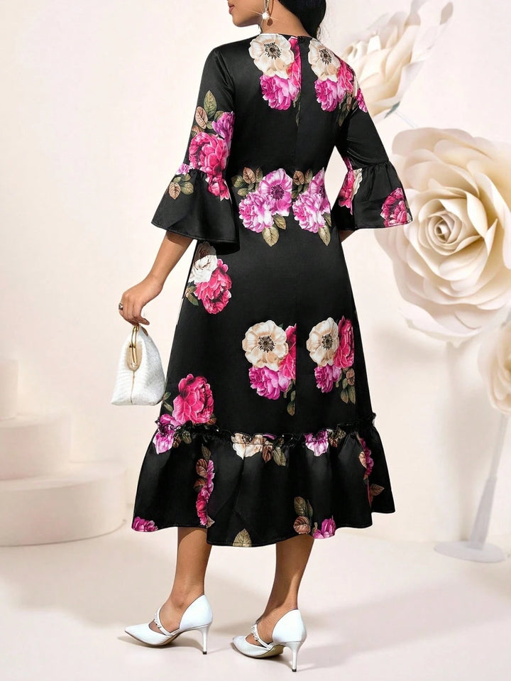 Rochie midi SHEIN, negru