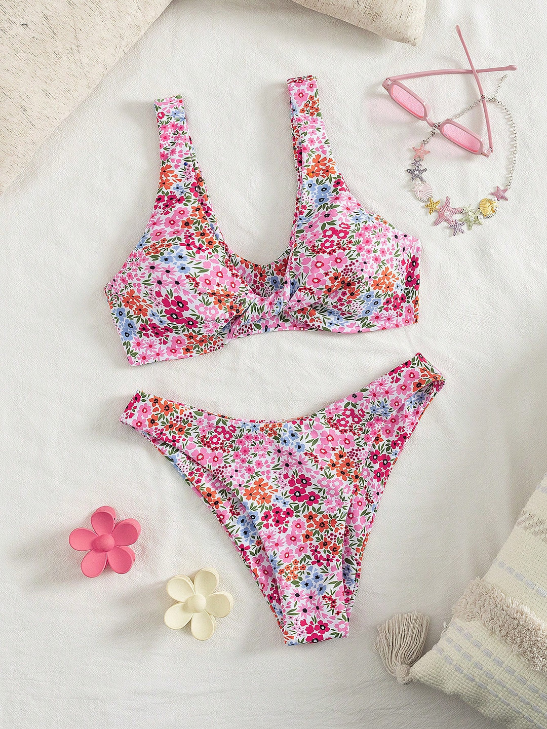 Set bikini SHEIN, mix culori