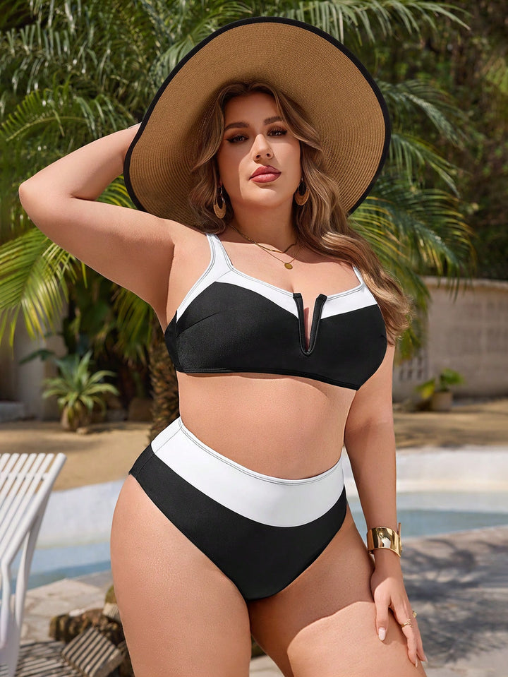 Set bikini de baie SHEIN, negru