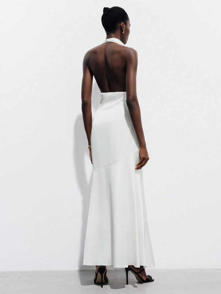 Rochie de ocazie SHEIN, alb