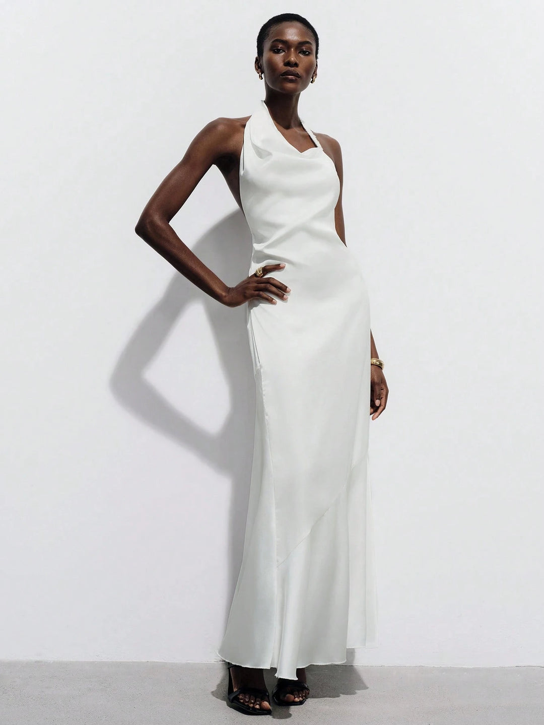 Rochie de ocazie SHEIN, alb
