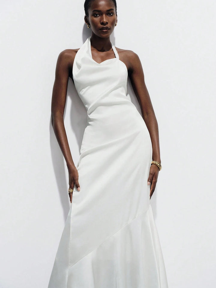 Rochie de ocazie SHEIN, alb