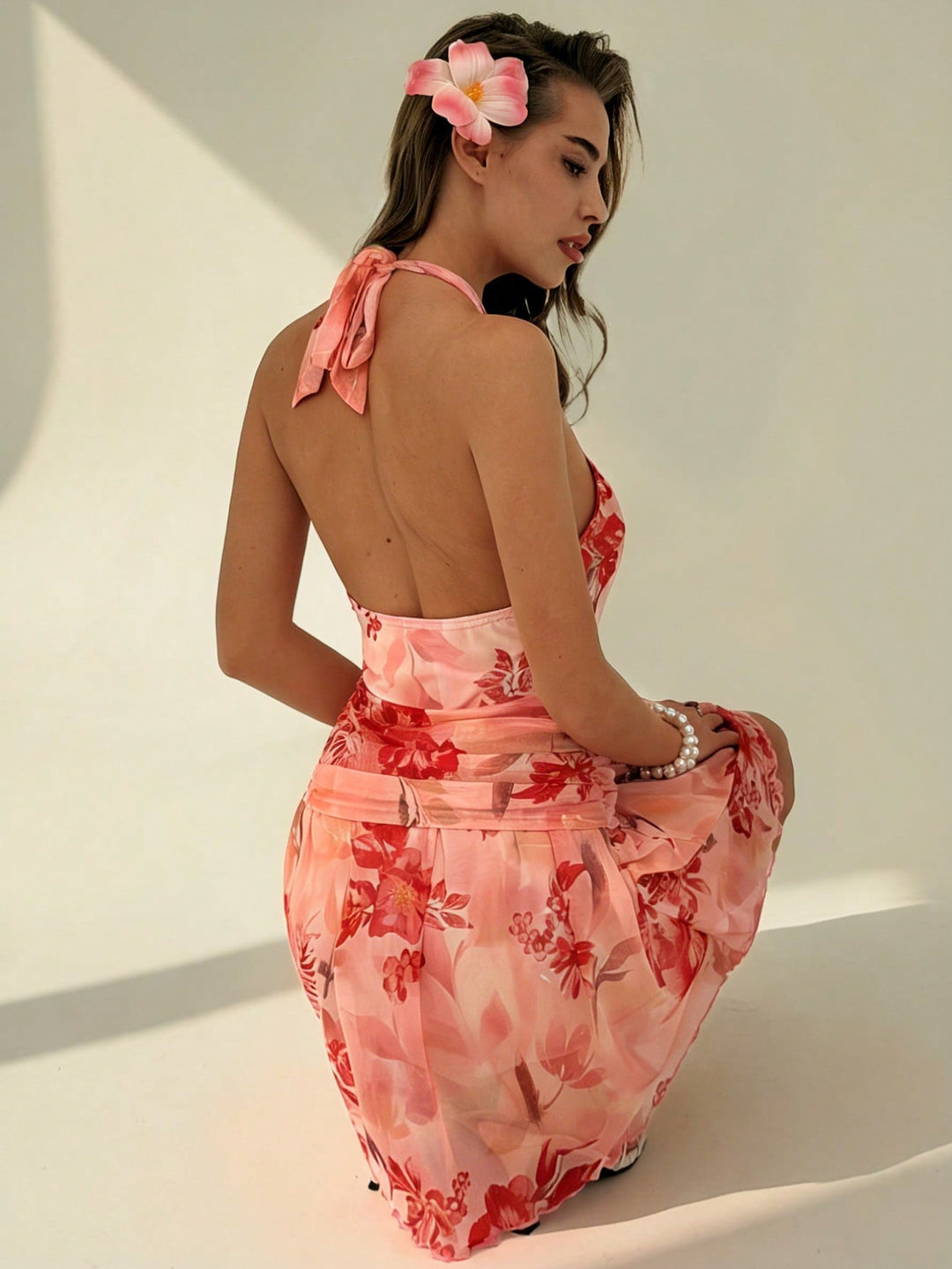 Rochie scurtă SHEIN, roz